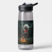 Werewolf Soccer Player Halloween Horror Art Waterfles (Links)