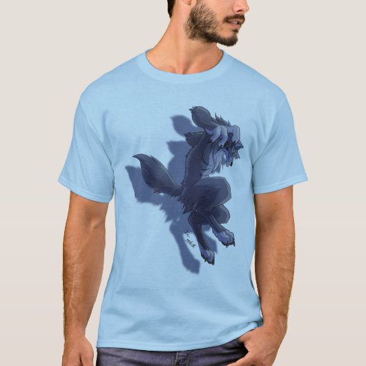 Werewolf springen t-shirt (Voorkant)