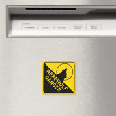 Werewolf Square Magnet (Insitu (Vaatwasser))