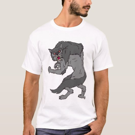 "Werewolf" T-Shirt van Nathan Lee James (Voorkant)