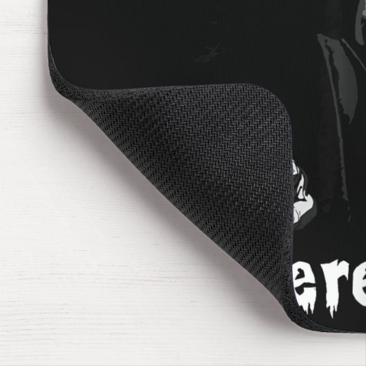 Werewolf_ There, Wolf. Funny Abby Normal Retro Com Muismat (Hoek)