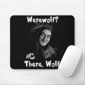 Werewolf_ There, Wolf. Funny Abby Normal Retro Com Muismat (Met muis)