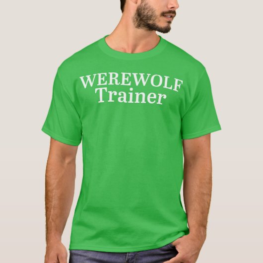 Werewolf Trainer T-shirt (Voorkant)