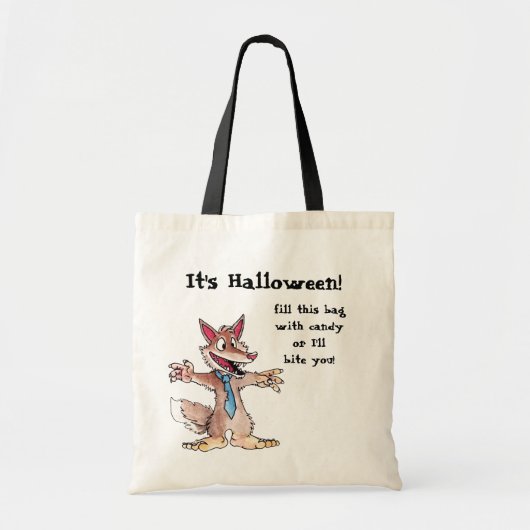 Werewolf Trick or treat Bag Tote Bag (Voorkant)