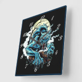 Werewolf Vierkante Klok (Hoek)