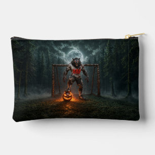 Werewolf-voetbalspeler Halloween-horrorart Etui
