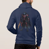Werewolf Warrior Hoodie – Hyper Realistic Art (Achterkant)