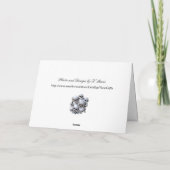 Werewolf/Wolfman Halloween Card Feestdagen Kaart (Achterkant)