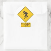 Werewolf XING Ronde Sticker (Tas)