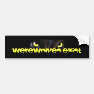 Werewolven bestaan bumpersticker