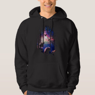 Werewolven Mythische creaties Wolf Hooling to Moon Hoodie