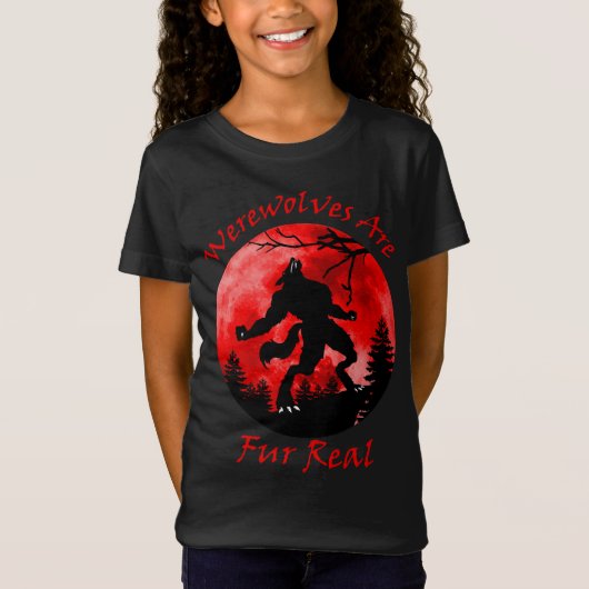 Werewolven zijn goed t-shirt (Voorkant)