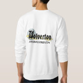Werewolves die pizza eten Heren sweatshirt (Achterkant)