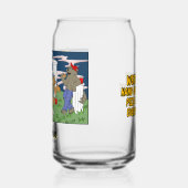 Werewolves Havinf Pizza Glass Blikvorm Glas (Links)