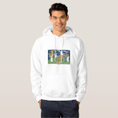Werewolves Having Pizza Men's Hoodie (Voorkant volledig)