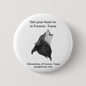 Werewolves van Forever, Texas, knop Ronde Button 5,7 Cm (Voorkant)
