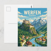Werfen Oostenrijk Briefkaart (Voorkant / Achterkant)