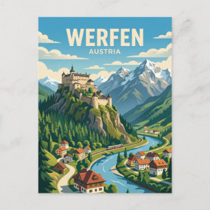 Werfen Oostenrijk Briefkaart
