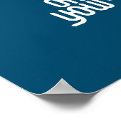 werk aan de basis van uw eigen aanstekingsrecht poster (Hoek)