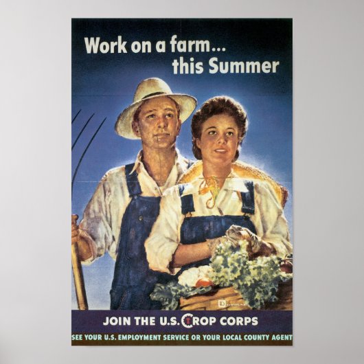 Werk aan een Boerderij... deze zomer Poster (Voorkant)
