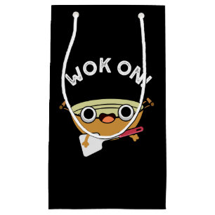 Werk aan Grappige Chinese Kookpen Donker BG Klein Cadeauzakje