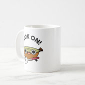 Werk aan grappige Chinese kookwoordgrappen Koffiemok (Voorkant links)