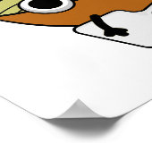 Werk aan grappige Chinese kookwoordgrappen Poster (Hoek)