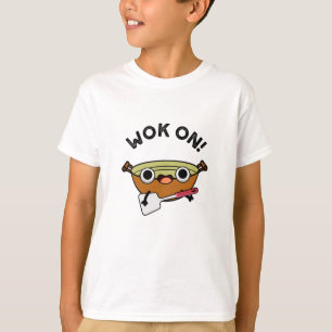 Werk aan grappige Chinese kookwoordgrappen T-shirt
