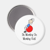 Werk aan het uitwerken van magneet (Voorkant / Achterkant)