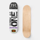WERK ALS EEN JMT USA Skateboard (Voorkant)