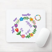 Werk altijd slimmer, wees altijd vriendelijker (©  muismat (Met muis)