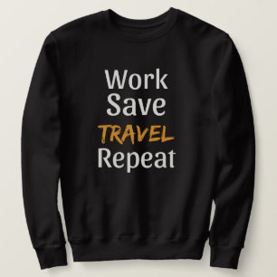 Werk Bespaar reizen Herhalen - Cool Broke Travelle Trui