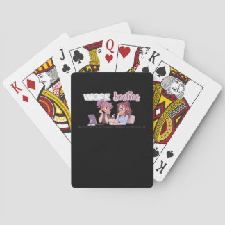 Werk besten in het samen klassieke pokerkaarten