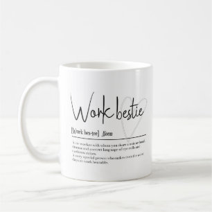 Werk Bestie Definitie Mok Gift