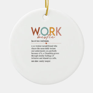werk Bestie Definition Docenten Verpleegkundigen Keramisch Ornament