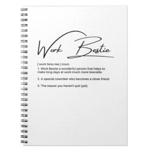Werk Bestie Funny Collega & Collega Classic Notitieboek