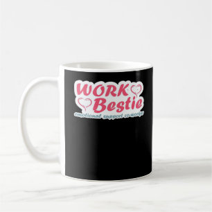 Werk Bestie Geschenken Quote Emotionele hulp Co-Wo Koffiemok