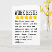 Werk Bestie Kaart (Gele Bloem)