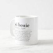 Werk Bestie Werken Beste vriend medewerker Koffiemok (Voorkant links)