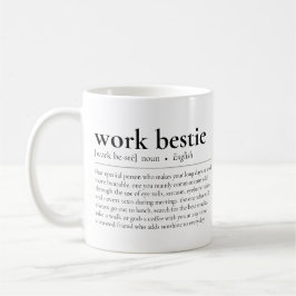 Werk Bestie Werken Beste vriend medewerker Koffiemok
