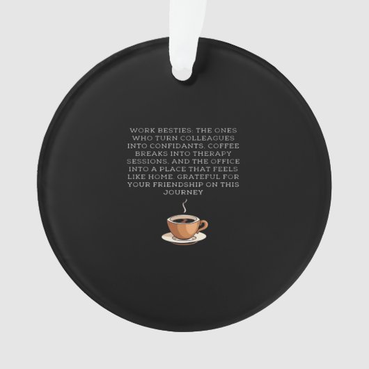 Werk Besties Classic Meme Ornament (voorkant)