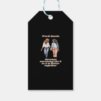 Werk Besties - Emotionele hulp Medewerker Cadeaulabel
