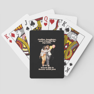 Werk Besties Grappig Pokerkaarten