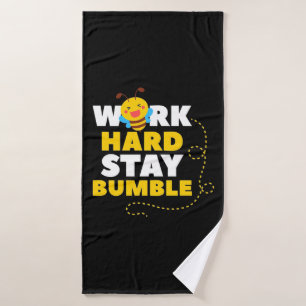 Werk bij bijen Harde Blijf broos Badhanddoek