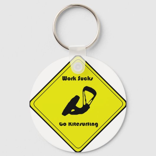 Werk blijft klote sleutelhanger (Voorkant)