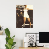 Werk, bouw, klaag niet over propaganda poster (Thuiskantoor)