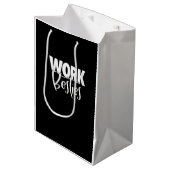Werk Buddies - Werk Besties Medium Cadeauzakje (Voorkant Gekanteld)