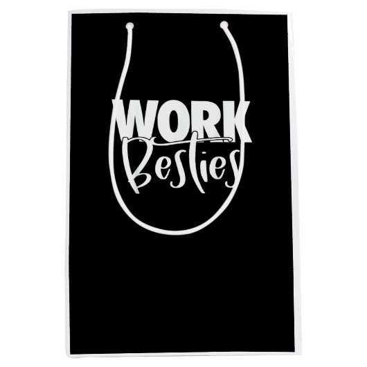 Werk Buddies - Werk Besties Medium Cadeauzakje (Voorkant)