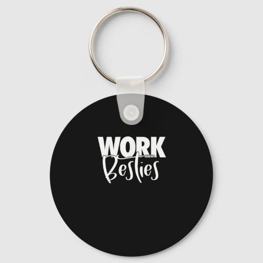 Werk Buddies - Werk Besties Sleutelhanger (Voorkant)