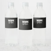 Werk Buddies - Werk Besties Waterfles Etiket (Flessen)
